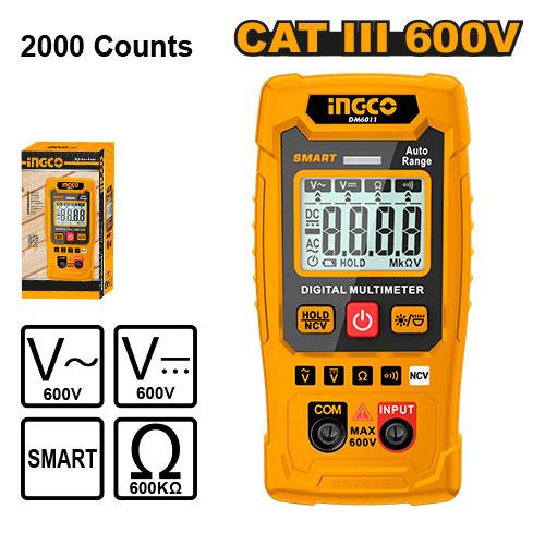 Ingco 2000 counts Digital multimeter | DM6011 Ingco